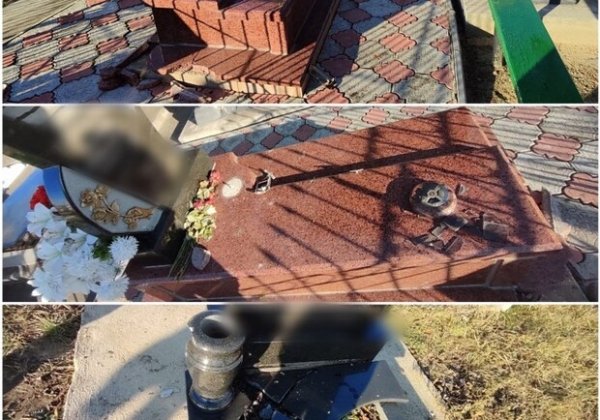В Одесской области малолетние вандалы совершили надругательство над нагробиями
