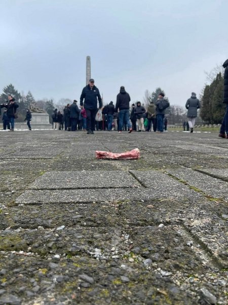Пішли по кістках: під час покладання квітів до пам’ятника радянським солдатам у Варшаві стався інцидент (відео)