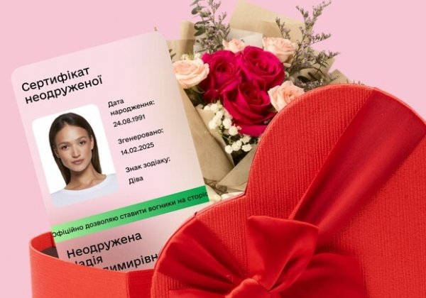 В "Дії" появился уникальный сертификат для холостых с QR-кодом для знакомств