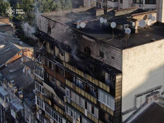 Масований удар російських терористів по Києву: в столиці є загиблі та постраждалі (фото, відео)