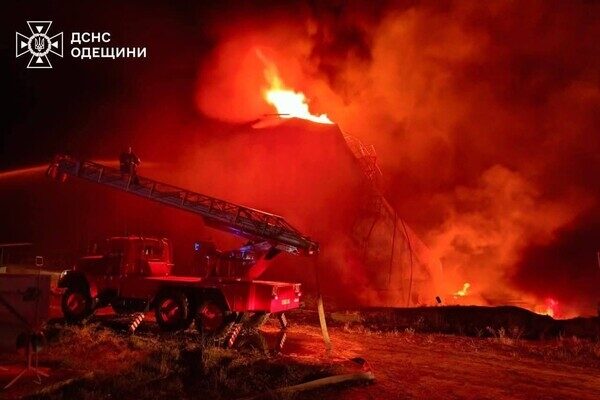 Ночной удар по Измаилу на Одесчине: есть раненый и повреждения