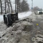 Маршрутка «посковзнулася» на Сумщині: вісім постраждалих (фото)