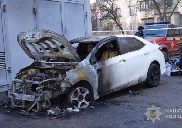 Поджег Toyota за деньги &mdash; в Одессе задержали юношу, выполнявшего задание &laquo;куратора&raquo;
